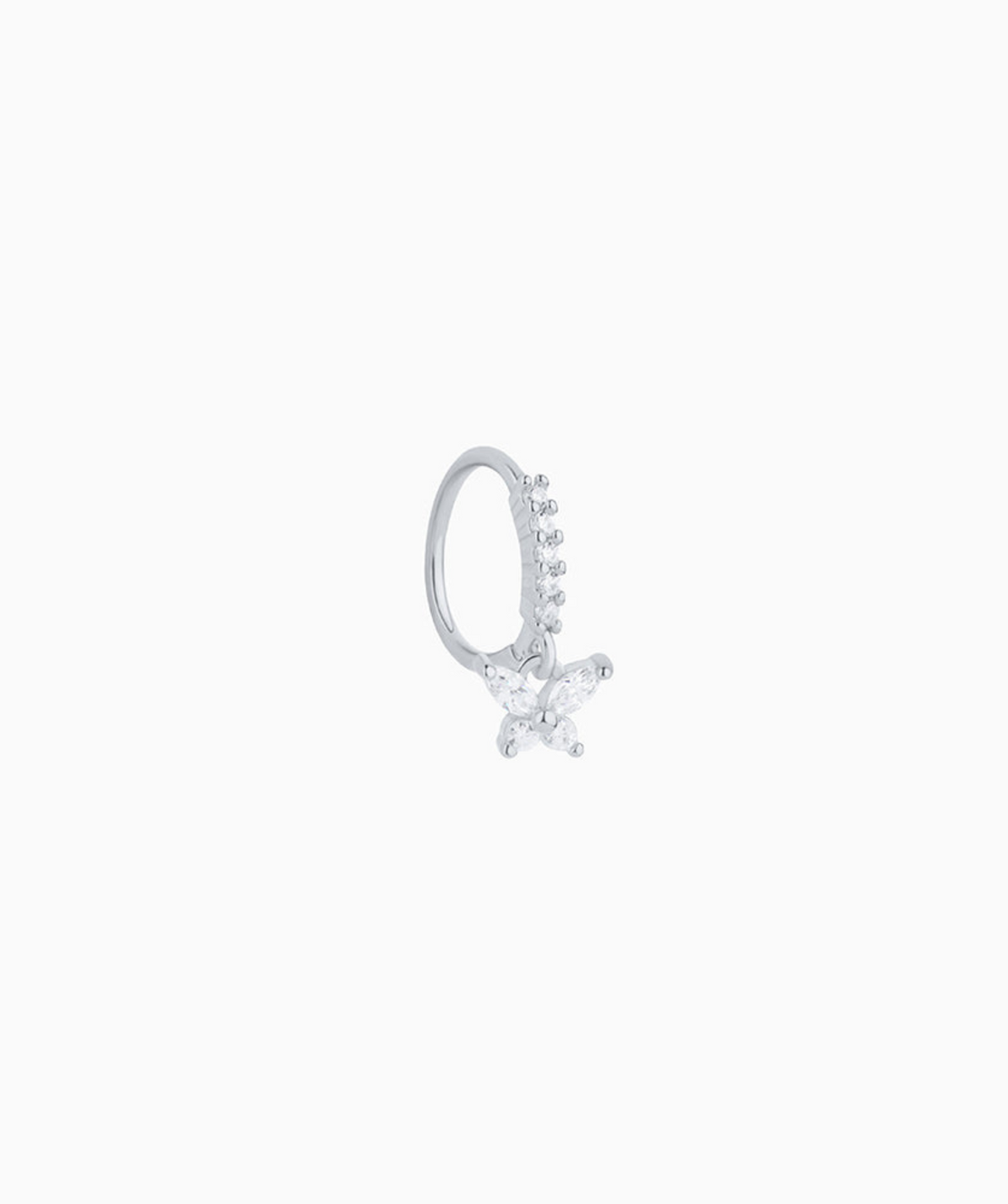 Butterfly Nose Hoop - Stainless Steel - Septum - Oumo Jewelry