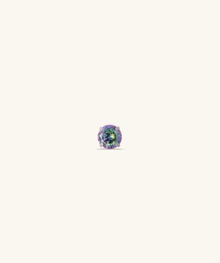 Titanium Sparkle Rainbow Stud