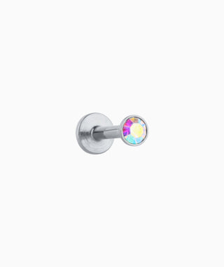 Colored Gem Basic Flatback Stud - OumoJewelry