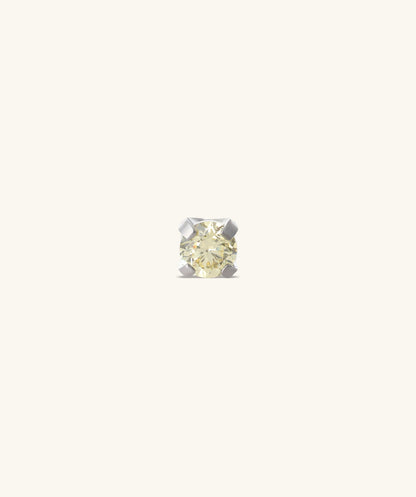 Titanium Charm Gemstones Flatback Stud
