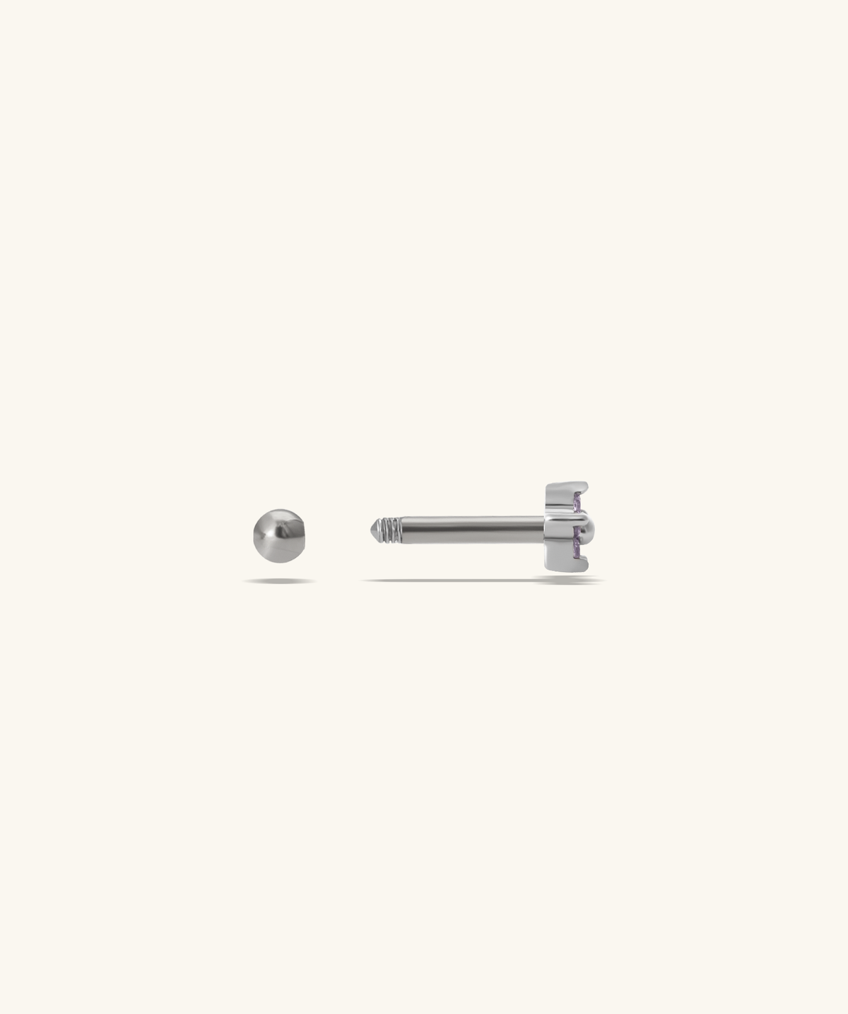 Cute Flower Stud - Stainless Steel - Upper Lobe, Helix, Flat - Oumo Jewelry
