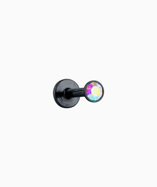 Colored Gem Basic Flatback Stud - OumoJewelry