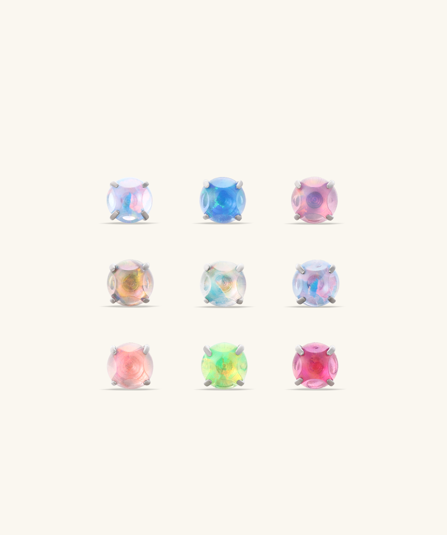 Titanium Aurora Stud - OumoJewelry