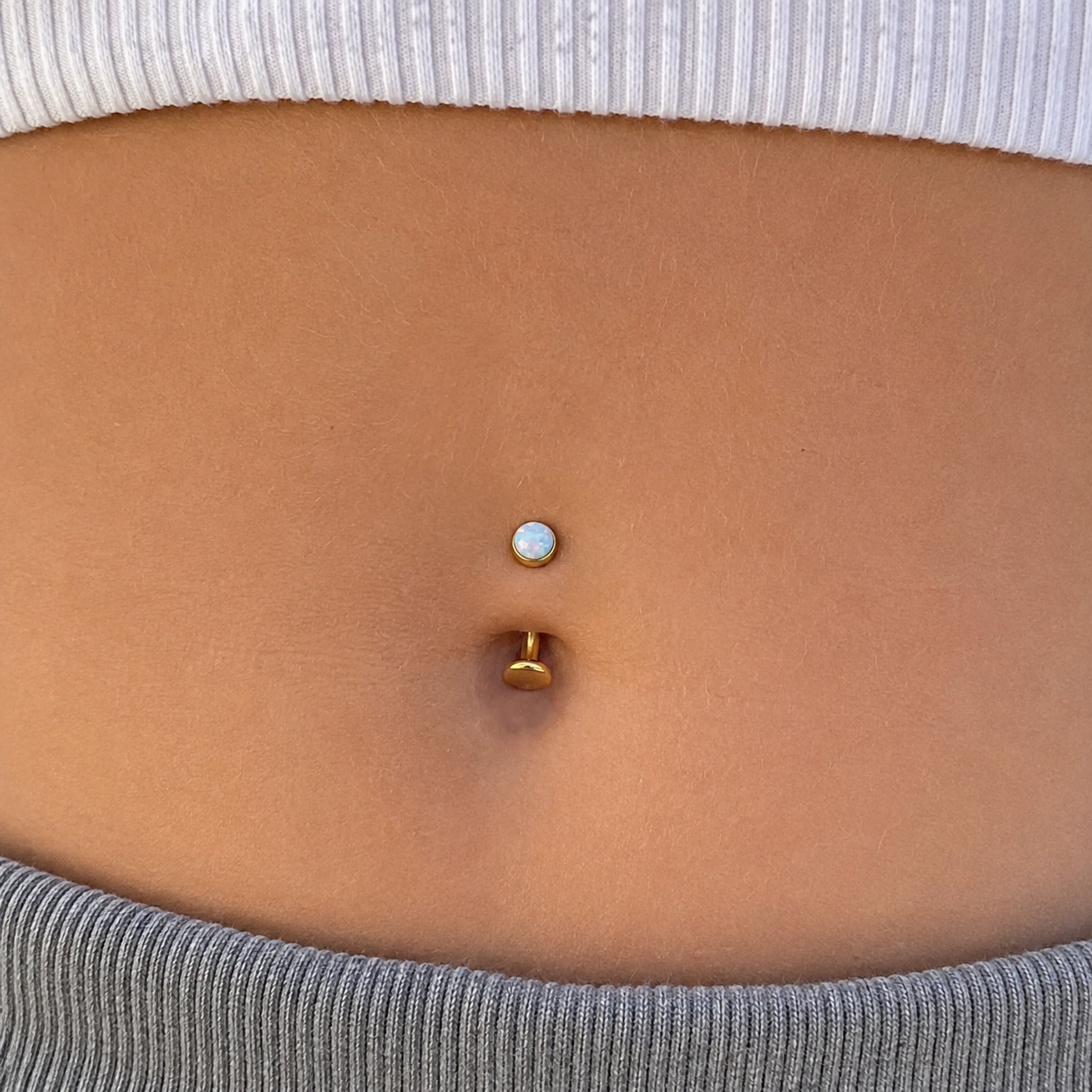 Titanium Auri Belly Ring