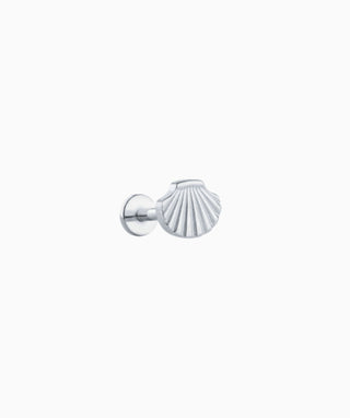 Titanium Shell Flatback Stud - OumoJewelry