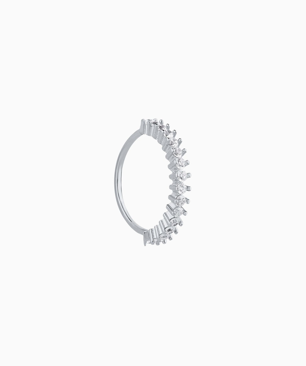 Exquisite Gemstone Seamless Ring - Brass - Septum - Oumo Jewelry