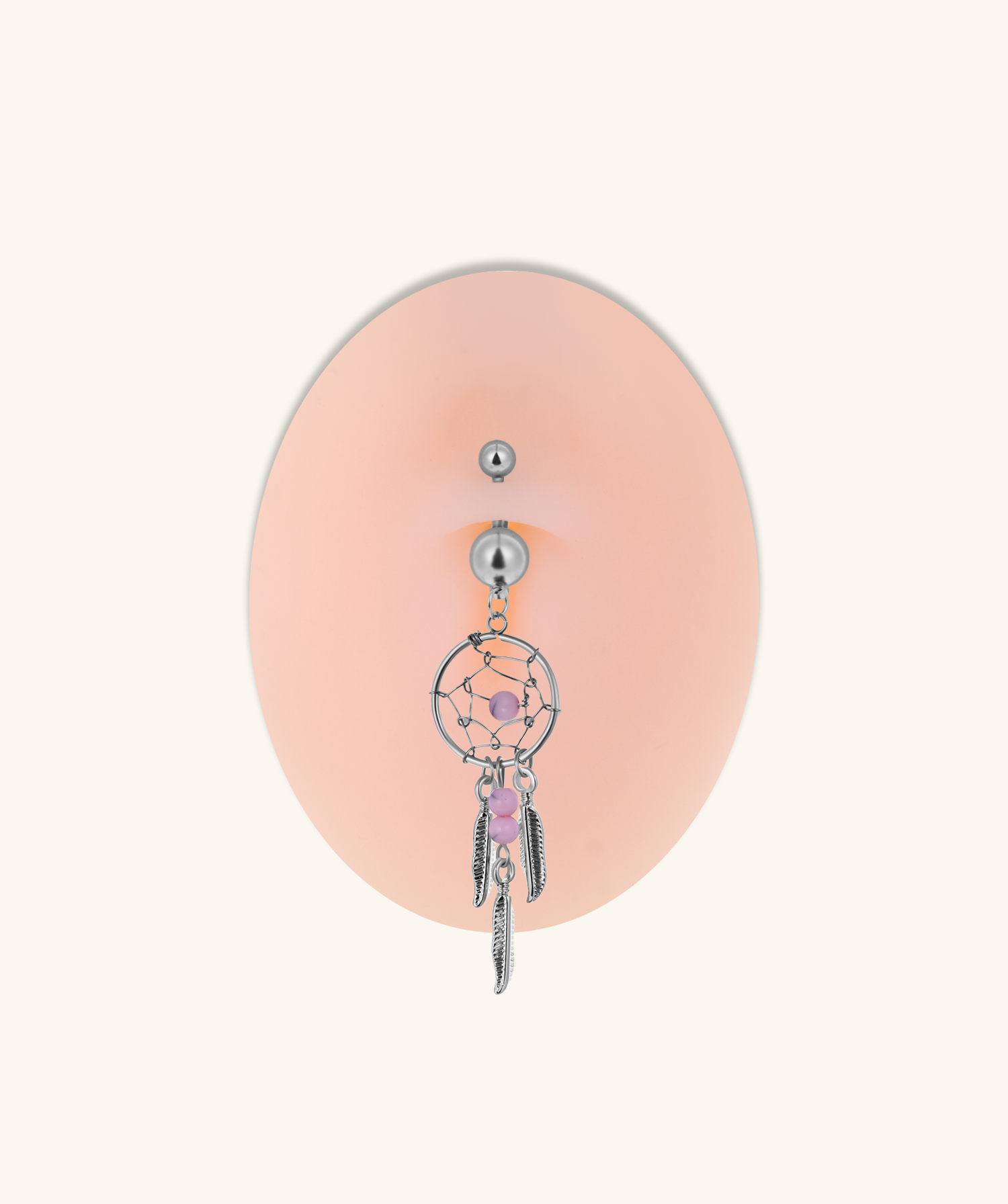 Lyra Belly Ring - Stainless Steel - Navel - Oumo Jewelry