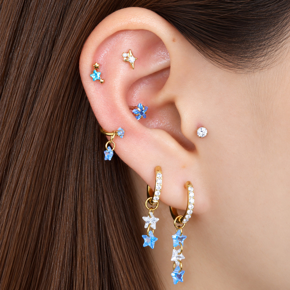 Titanium Ione Stud - OumoJewelry