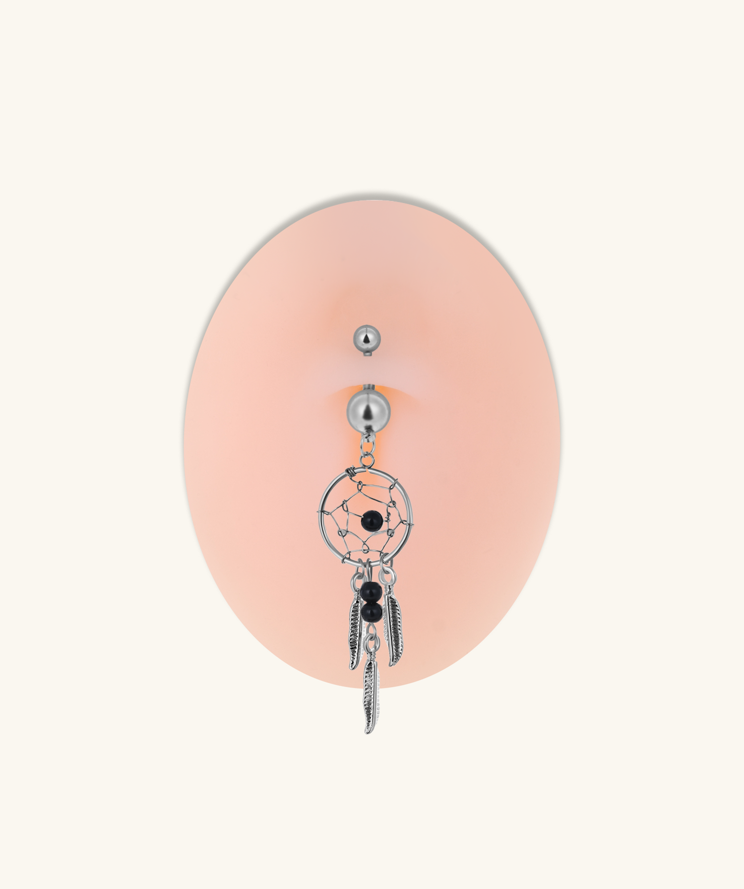 Lyra Belly Ring - Stainless Steel - Navel - Oumo Jewelry