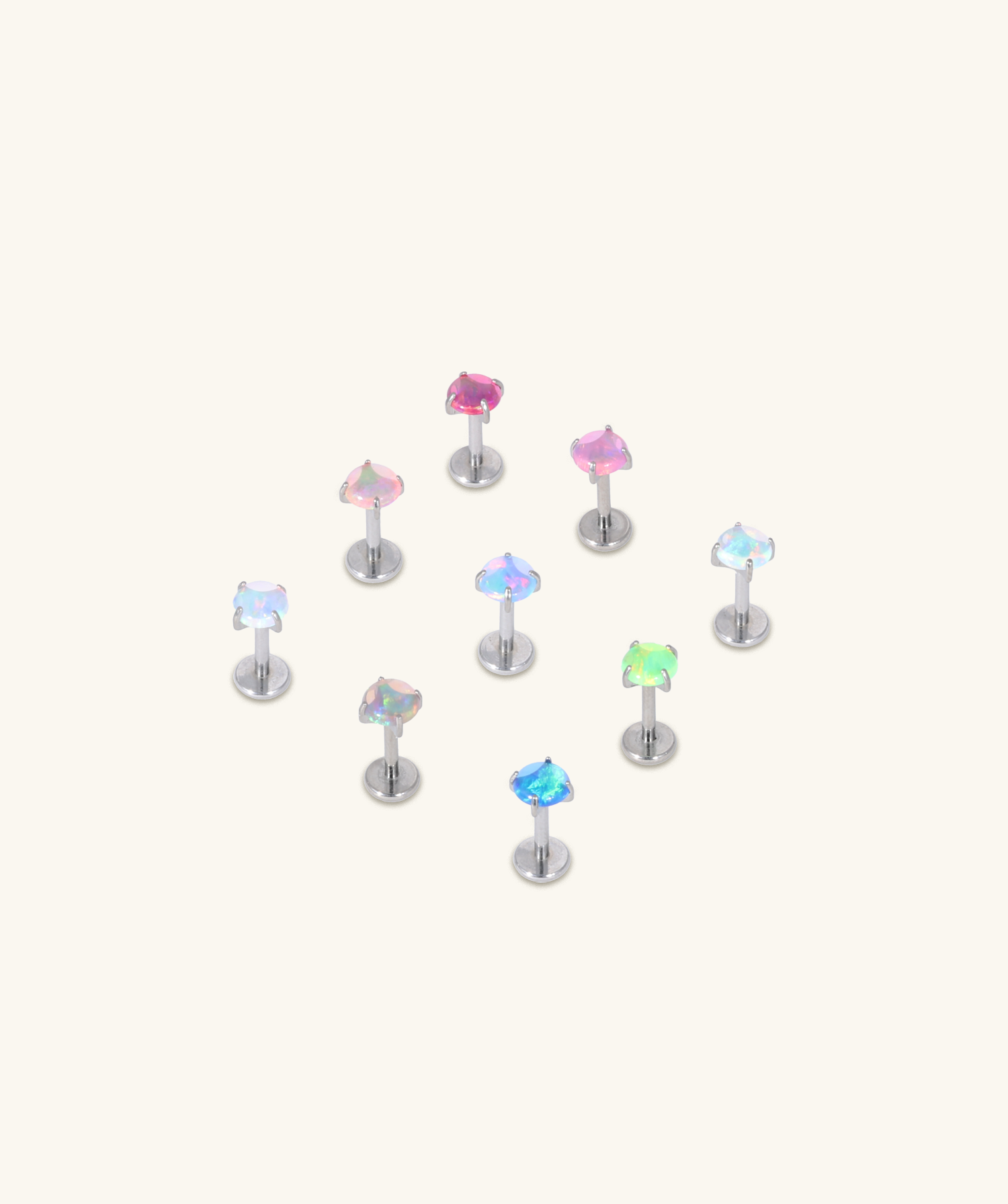 Titanium Aurora Stud - OumoJewelry