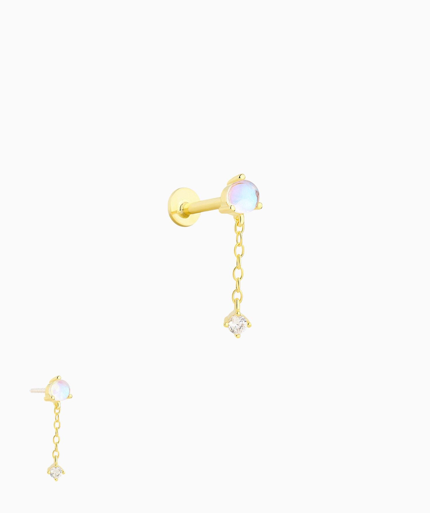 Opal Chain Drop