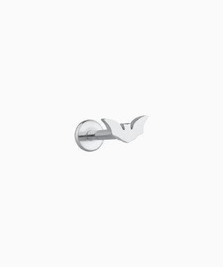 Minimalist Bat Flatback Stud - OumoJewelry