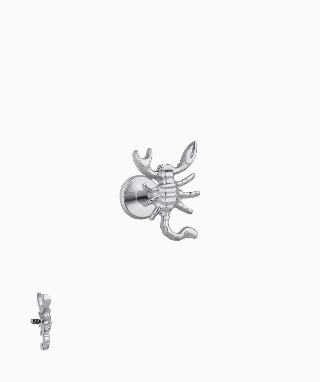 Titanium Scorpion Stud