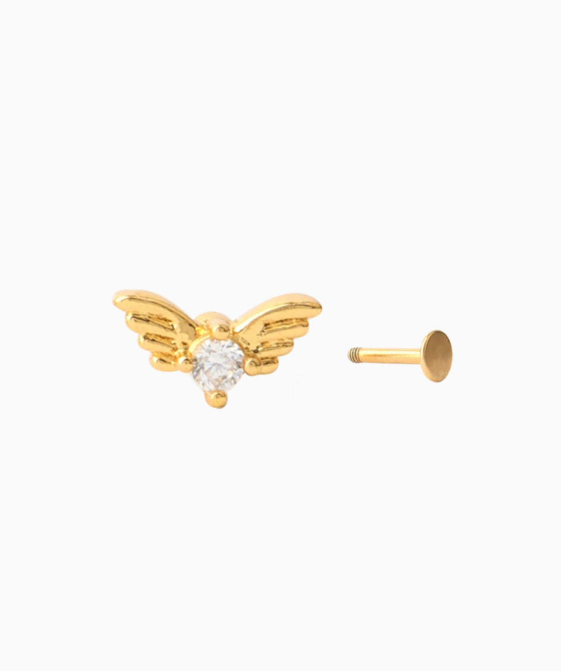 Winged Single Stud Earring