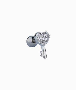 Unlock My Heart Stud - OumoJewelry