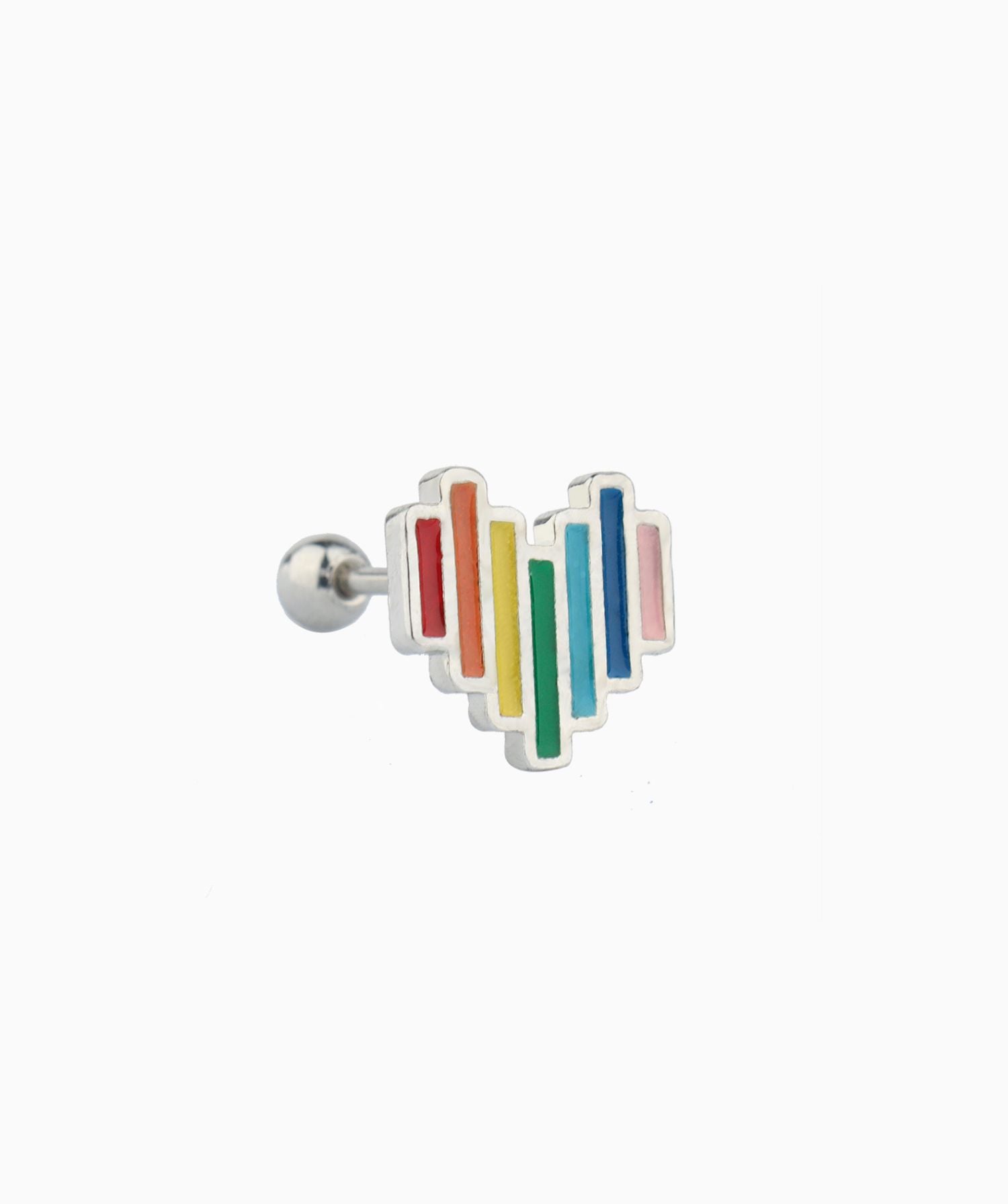 Rainbow Love Stud