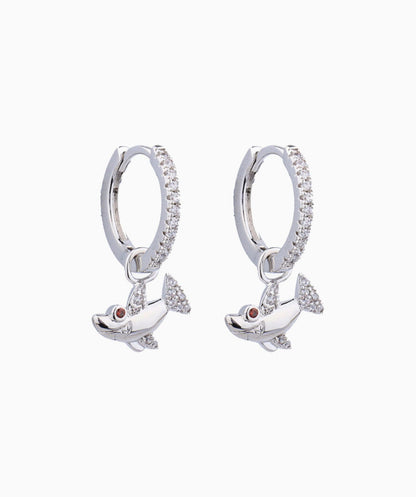 Shark Hoops Earring