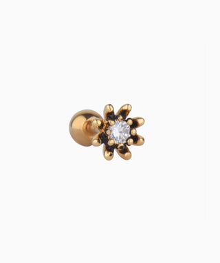 🖤Black Flower Stud - OumoJewelry