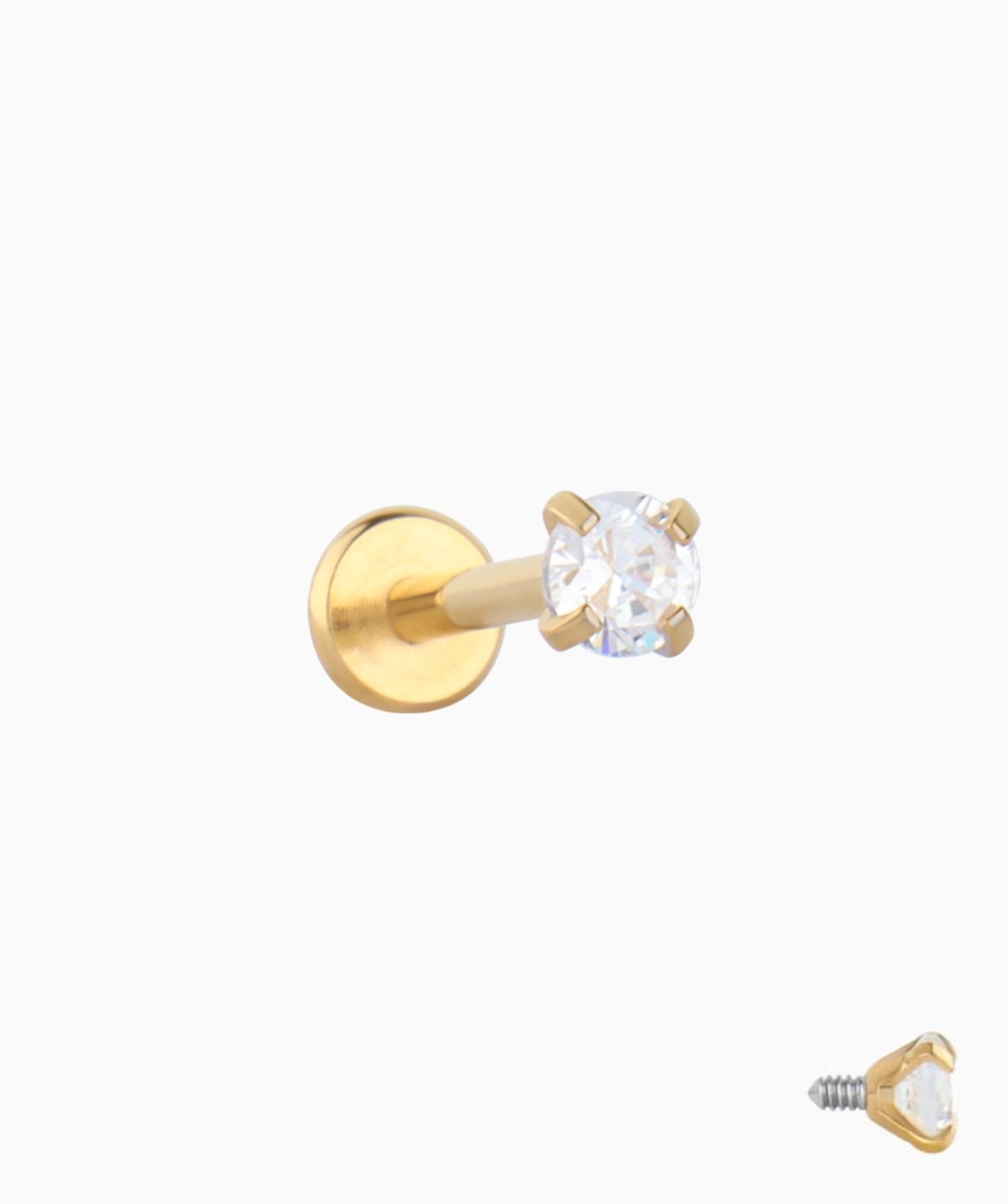 Casual Threaded Labret Stud