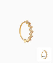 Wavy Seamless Ring - Stainless Steel - Septum - Oumo Jewelry