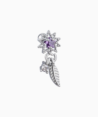 Purple Star Drop - OumoJewelry