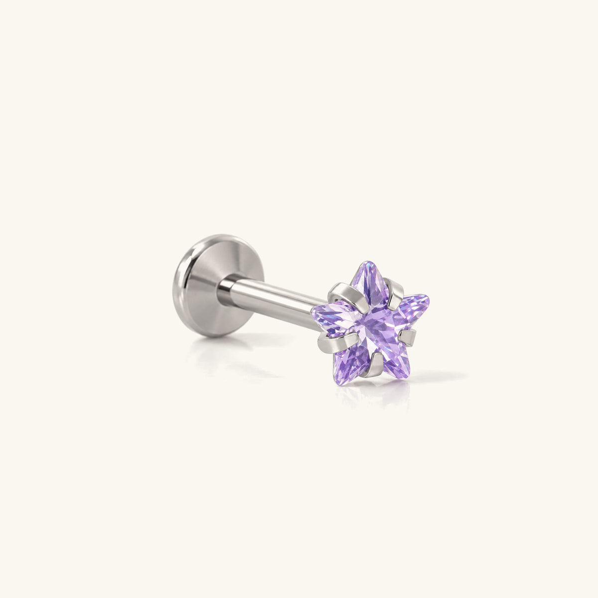 Titanium Zodiac Stars Stud