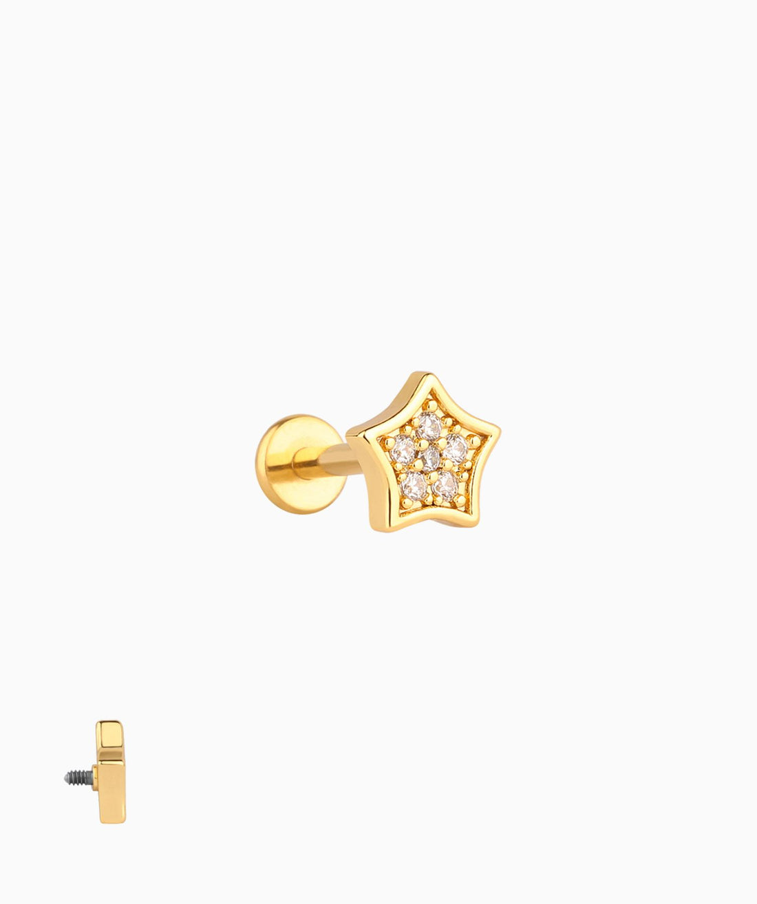 Cute Star Flatback Stud