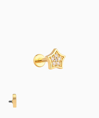 Cute Star Flatback Stud - OumoJewelry