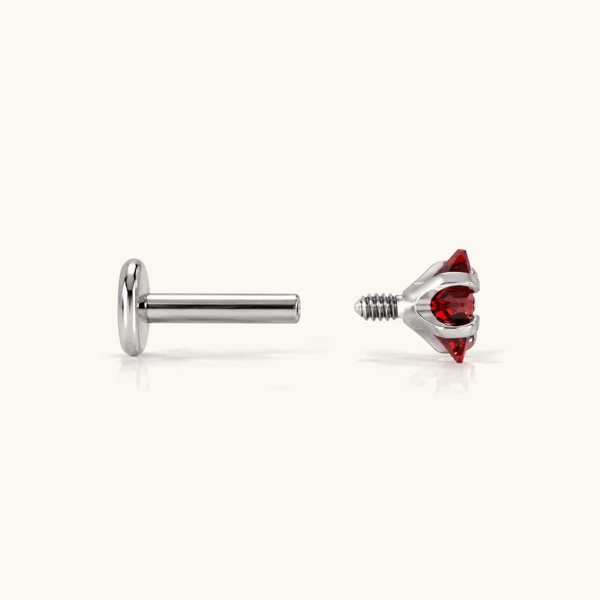 Titanium Zodiac Stars Stud