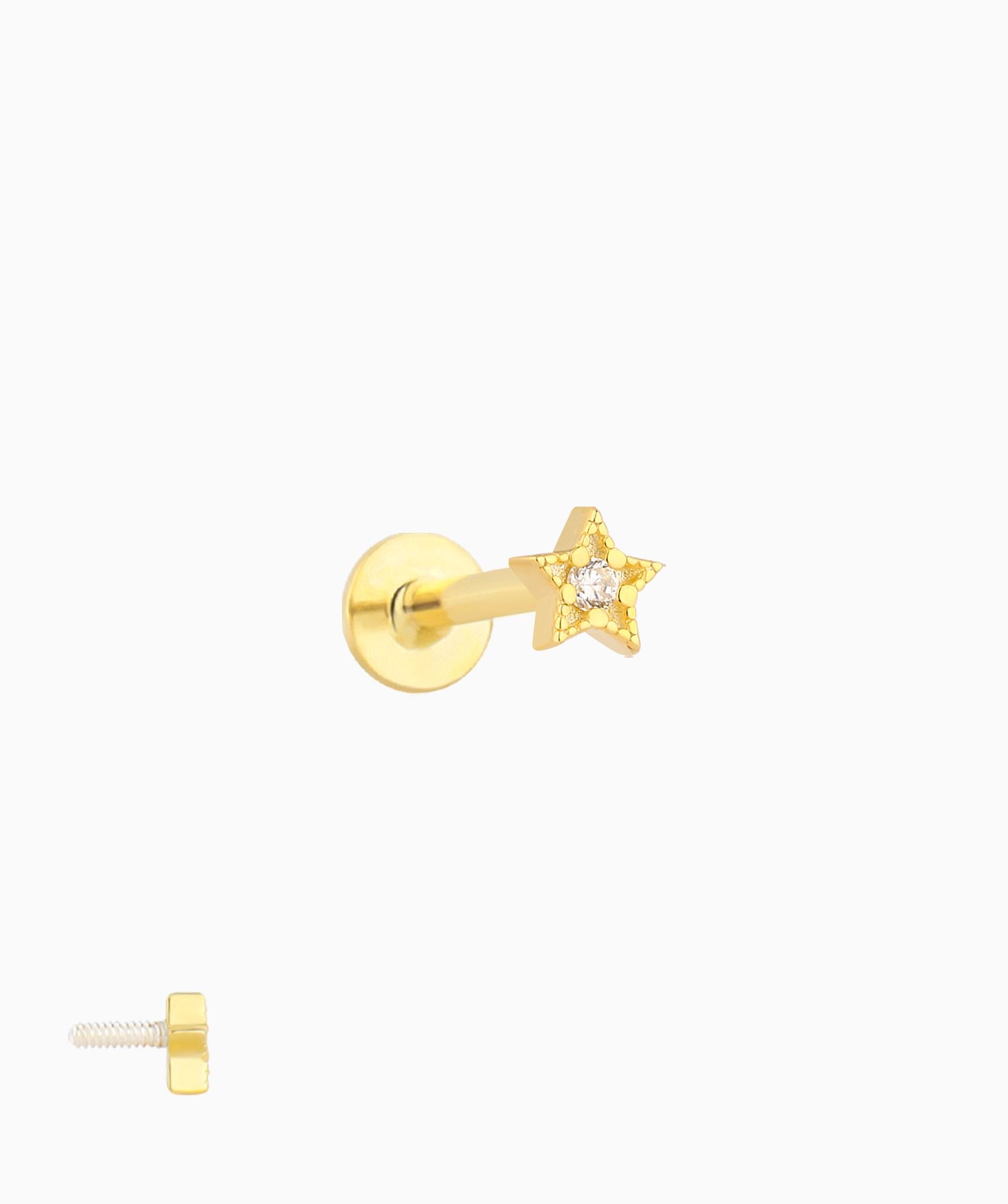 Petite Star Flatback Stud