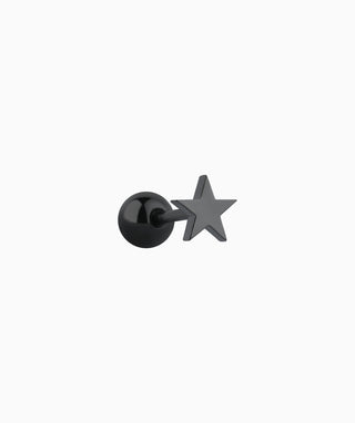 Black Mystic Star Stud - OumoJewelry