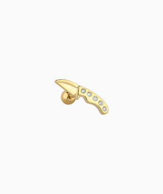 Petite Dagger Stud - OumoJewelry