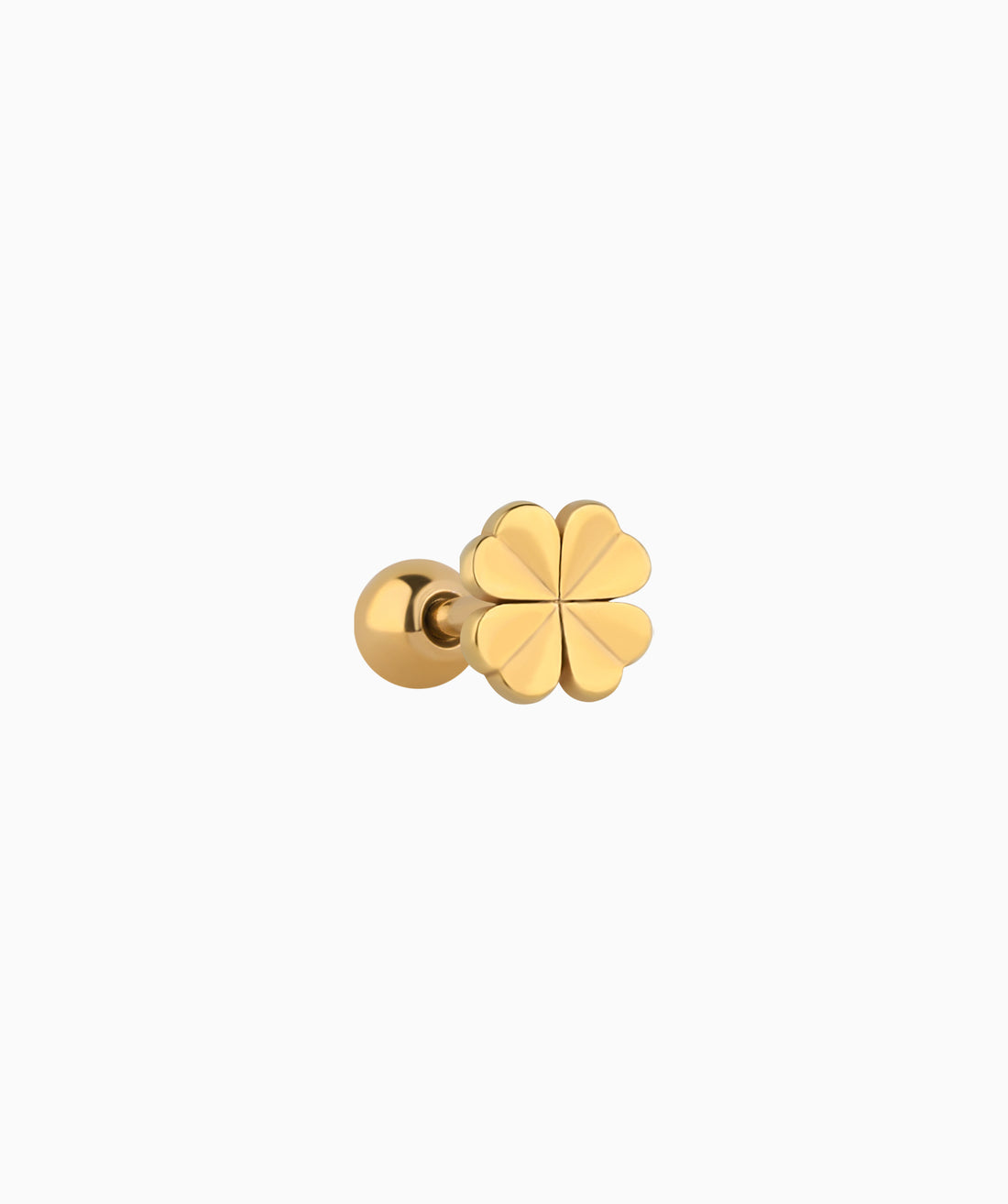 Lucky Four Leaf Clover Stud