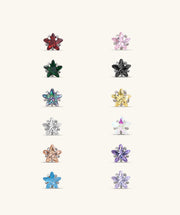 Titanium Zodiac Stars Stud - Titanium - Upper Lobe, Forward Helix, Flat - Oumo Jewelry