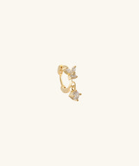 Butterfly Drop Helix Hoop