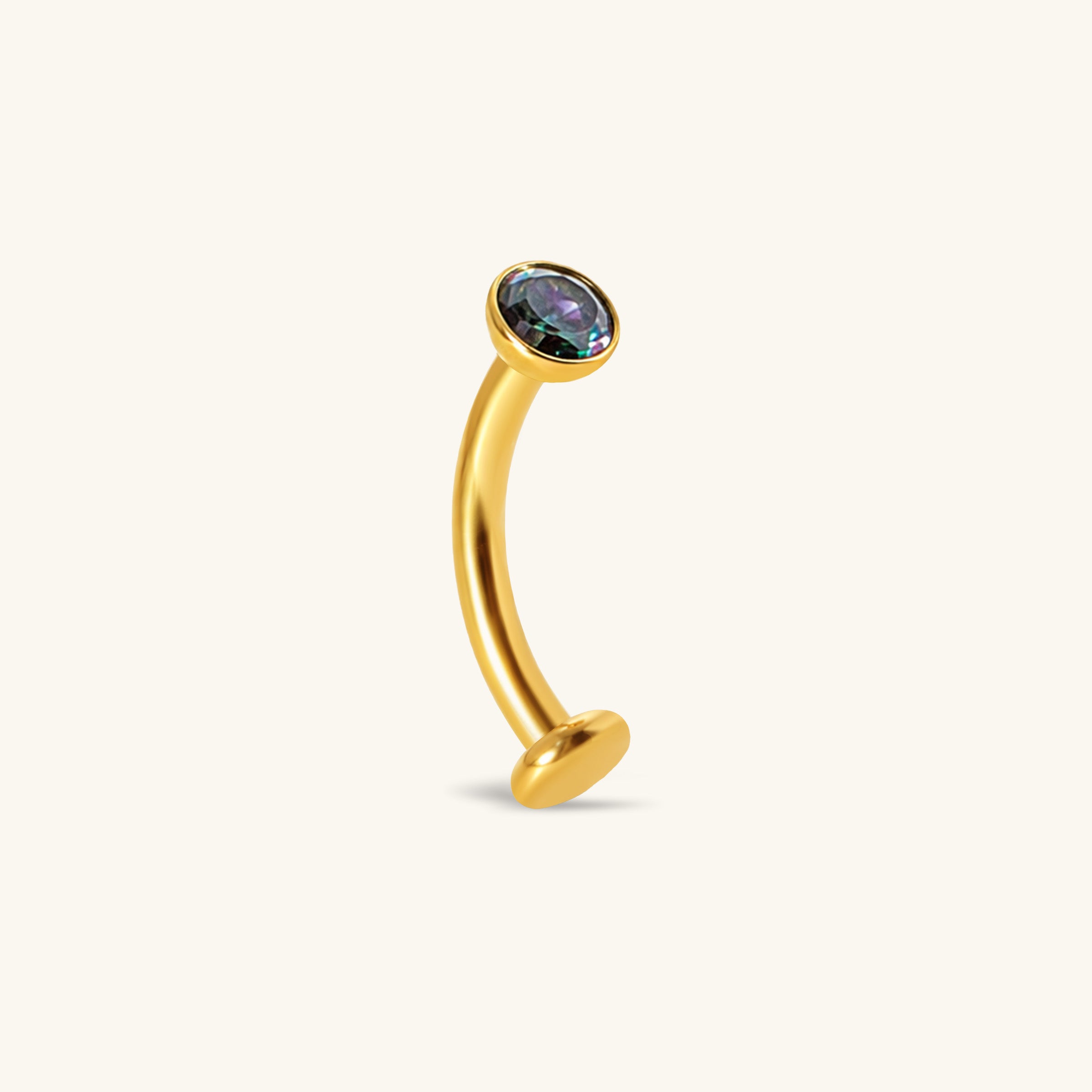 Titanium Tansy Belly Ring