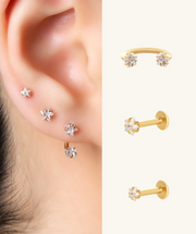 Starry Set - Stainless Steel - Oumo Jewelry