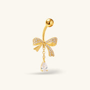 Kalea Bow Belly Ring - Oumo Jewelry