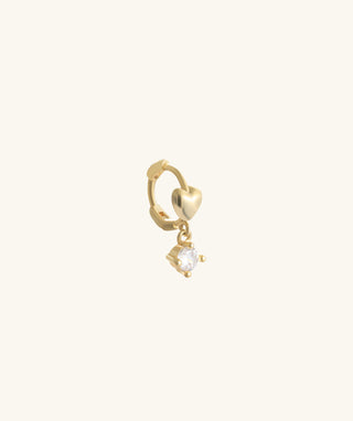 Heart Helix Hoop - OumoJewelry