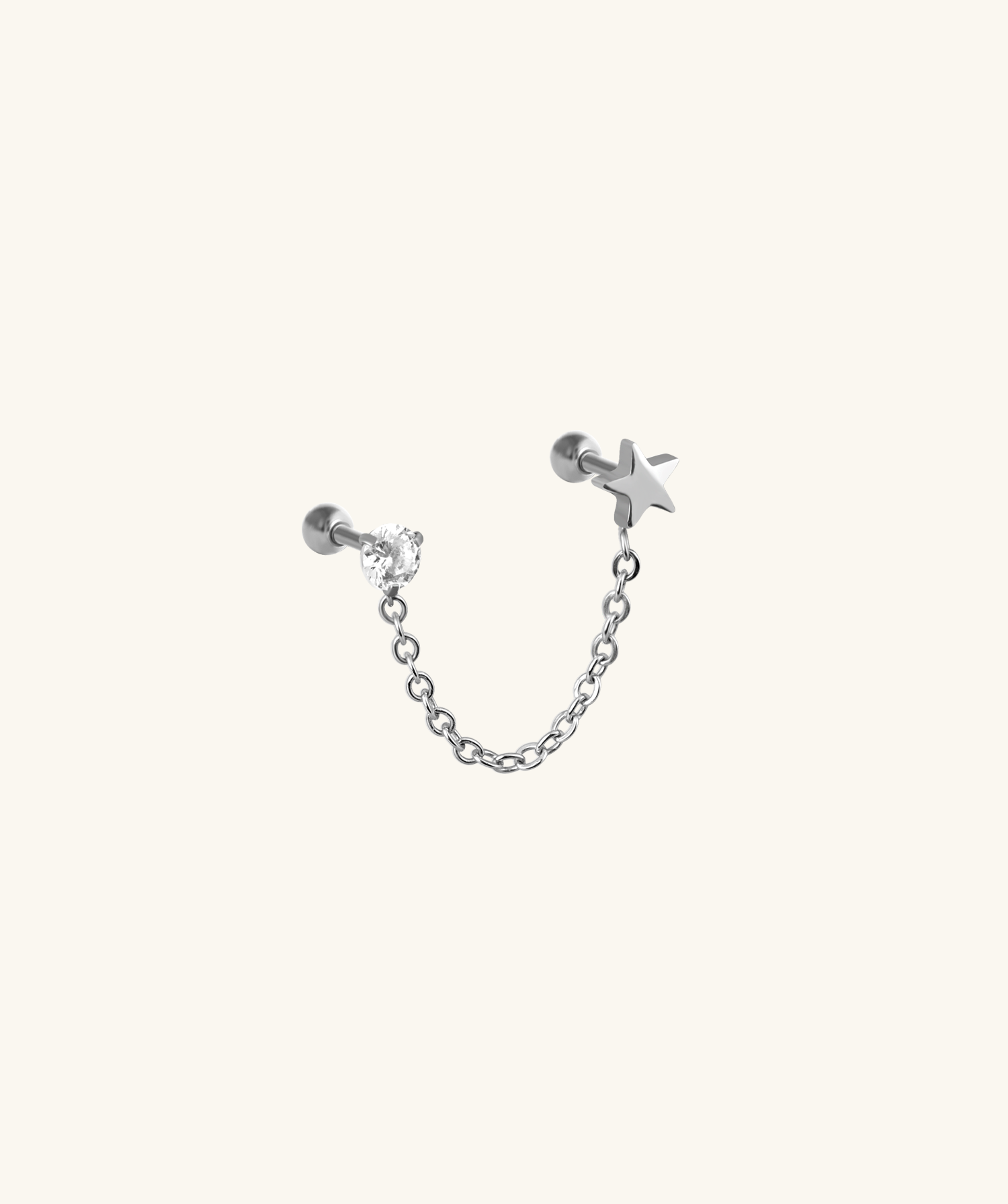 Shining Star Chain Earrings - OumoJewelry