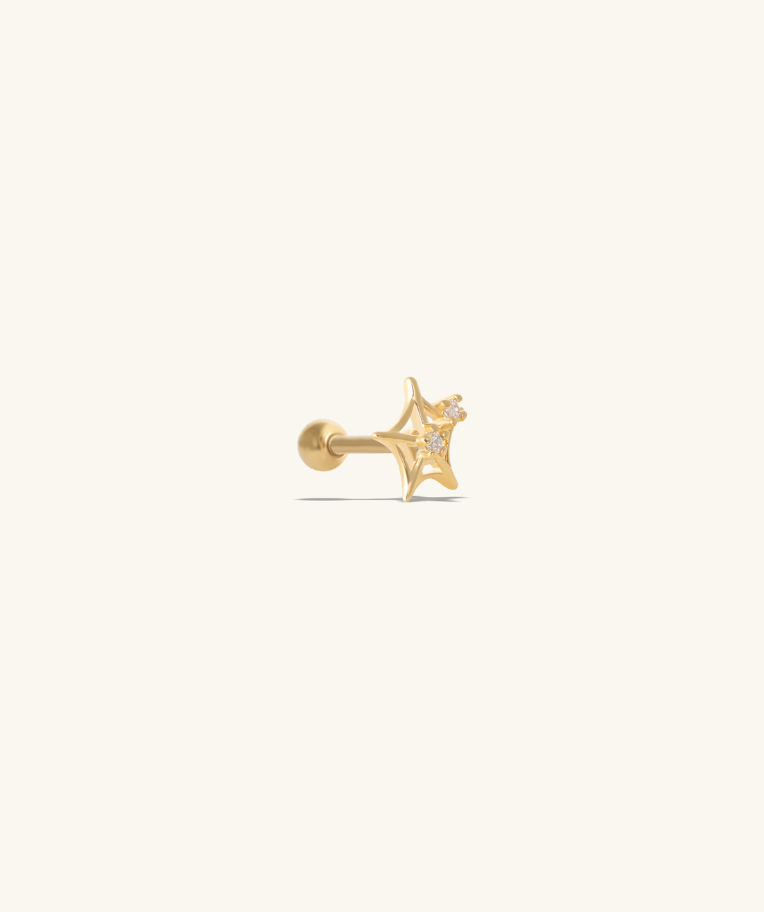 Twinkling Cobweb Stud