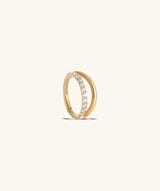Twilight Curve Clicker Hoop - Stainless Steel - Lobe, Upper Lobe, Helix - Oumo Jewelry