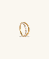 Shiny Double Layer Clicker Hoop