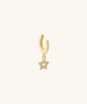 Shining Star Drop - Brass - Upper Lobe, Lobe - Oumo Jewelry