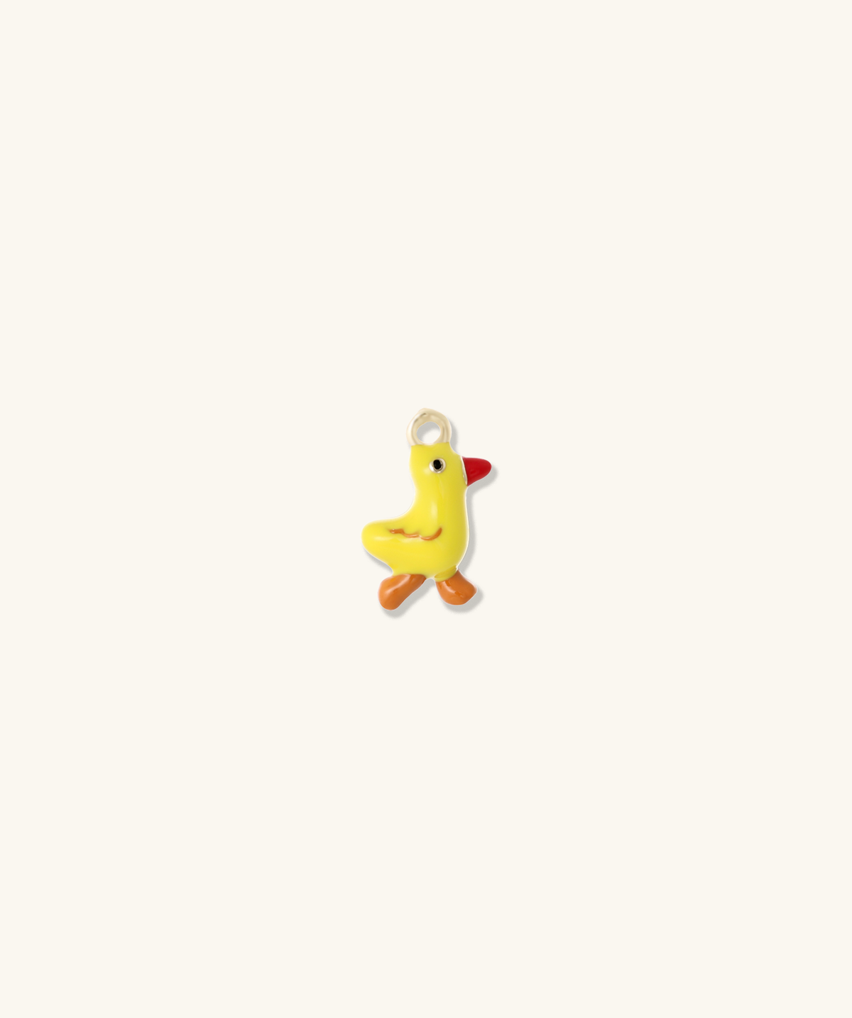 Sunny Bird charm - Brass - Oumo Jewelry