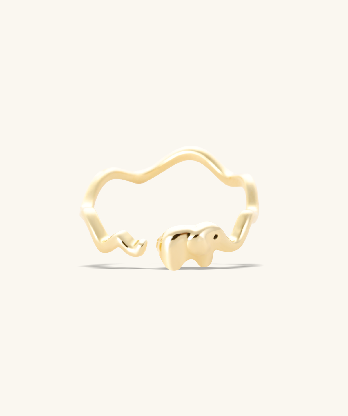 Elephant Ring - Brass - Oumo Jewelry