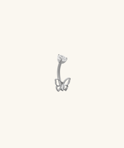 Titanium Zivara Belly Ring - Titanium - Navel - Oumo Jewelry