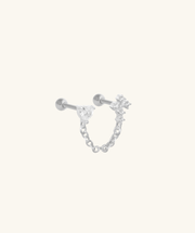 Cross Love Chain - Stainless Steel - Lobe, Upper Lobe - Oumo Jewelry