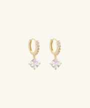 Astra Drop Earrings - Brass - Lobe - Oumo Jewelry