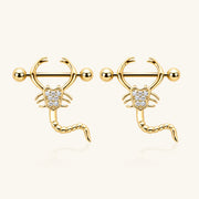 Scorpion Nipple Rings